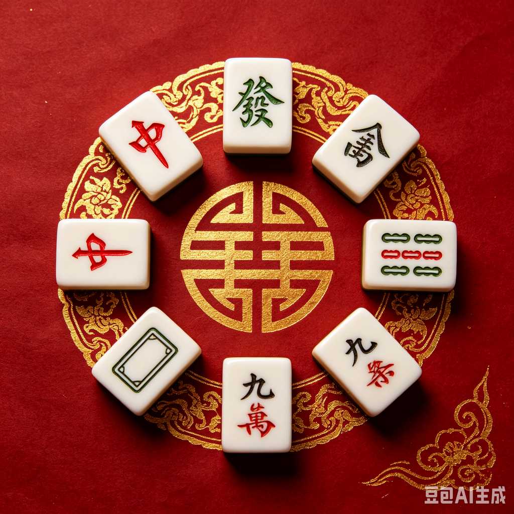 custom logo printed mahjong tiles
